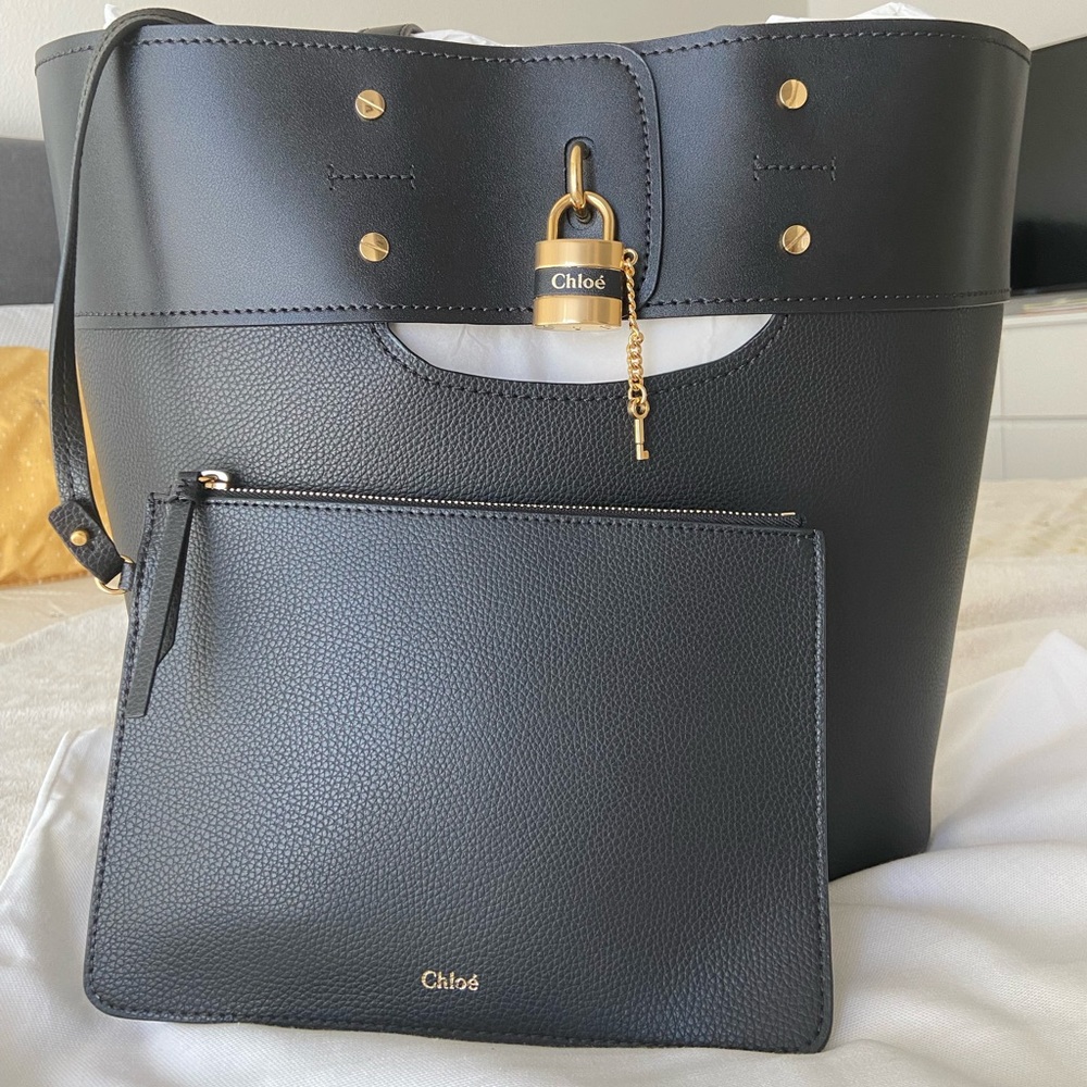 BNWT Chloe Aby Lock Tote
